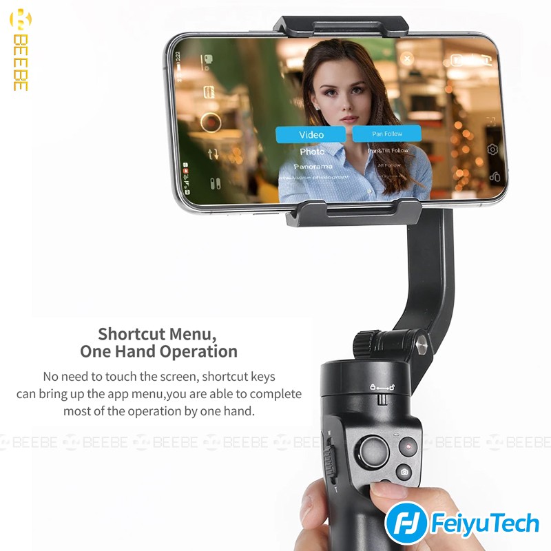 Feiyu Tech VLOG Pocket 2 - Gimbal Bluetooth Siêu Nhỏ Gọn Cho Điện Thoại Smartphone, Thời Lượng Pin 8h | WebRaoVat - webraovat.net.vn