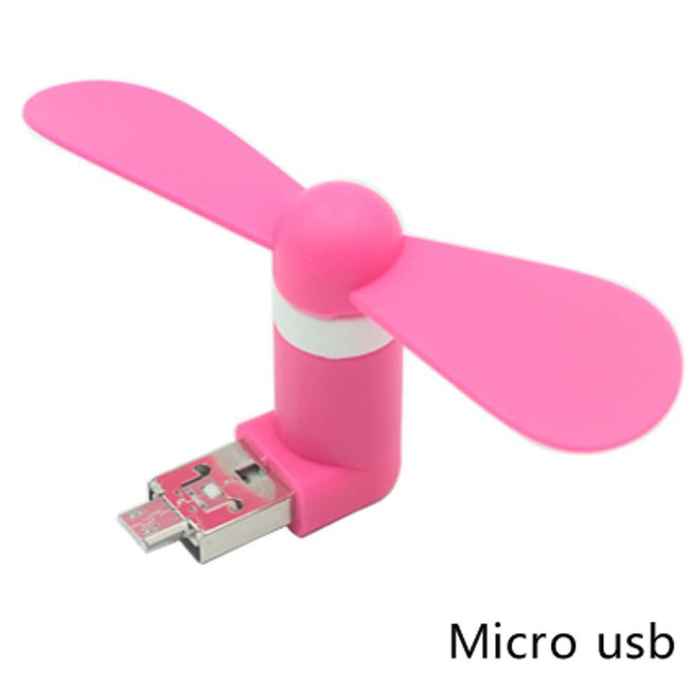 Quạt mini 2 cánh cổng USB/ micro USB