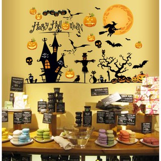 Decal trang trí Halloween mẫu 02