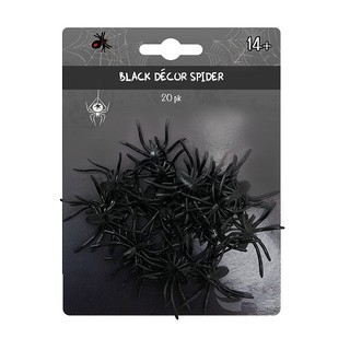 Bộ 20 con nhện đen - đồ chơi halloween ubl uh01090