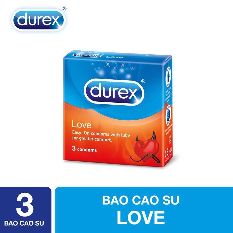 Bao Cao Su Durex Love 3 Bao