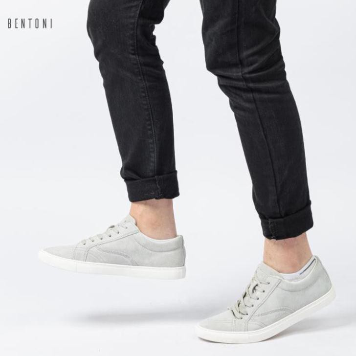 Giày thể thao nam Bentoni - Basic (B) Sneaker NDL0112XAKK-96 (Xám) Cao Cấp [ TOP BAN CHAY ] . NEW ✫