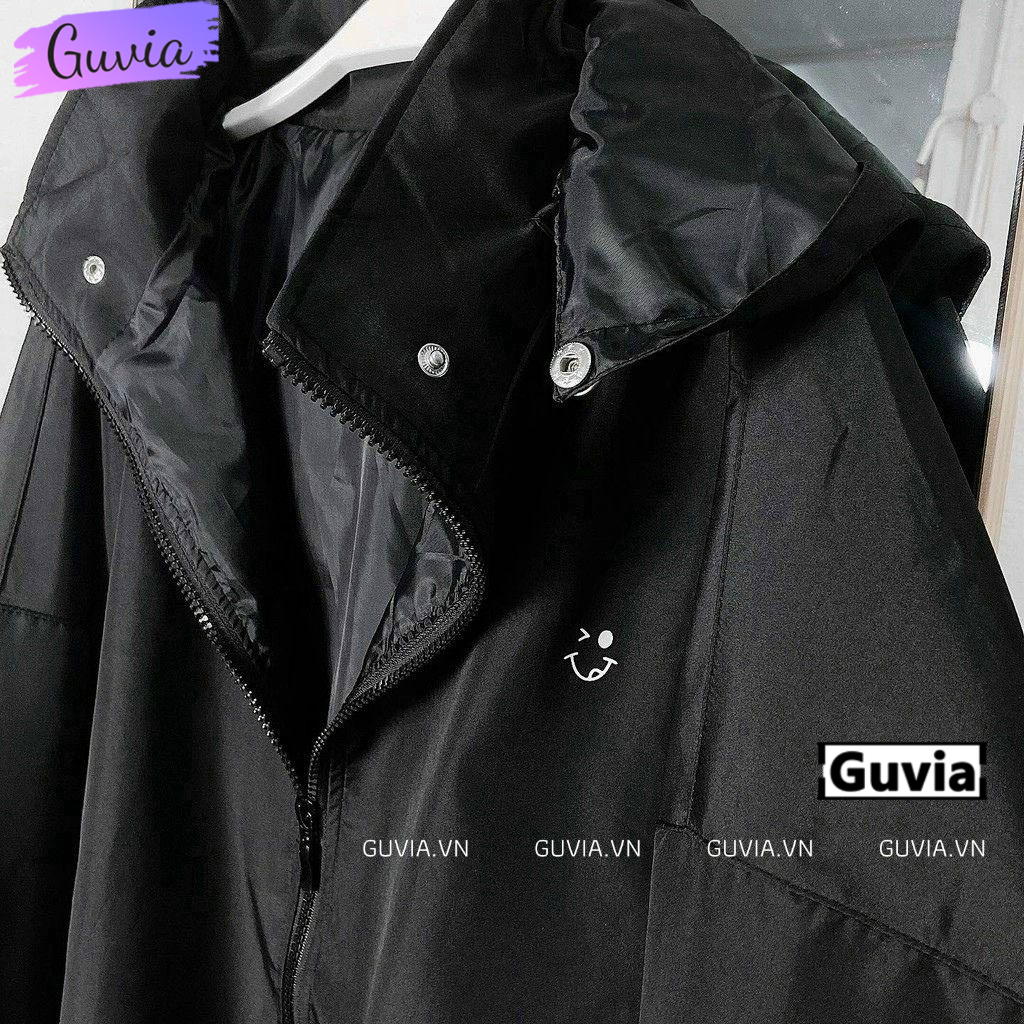 Áo Khoác Bomber Dù DIFFERENT Nam Nữ Form Rộng 2 Lớp, Áo Gió Bóng Chày Chống Nắng Thời Trang GUVIA AKD80