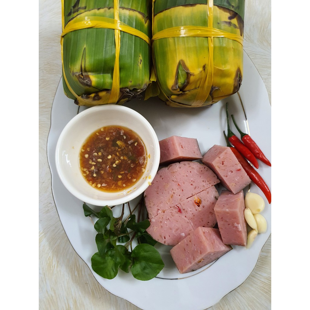 Nem Chua Cô Huế Nha Trang - 500gr, Nem Chua Lên Men Tự Nhiên, Không Chất Bảo Quản, Đặc Sản Khánh Hòa