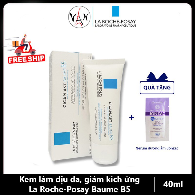 [B5] Kem dưỡng làm dịu da, giảm kích ứng La roche-posay beaume B5 40ml và 100ml