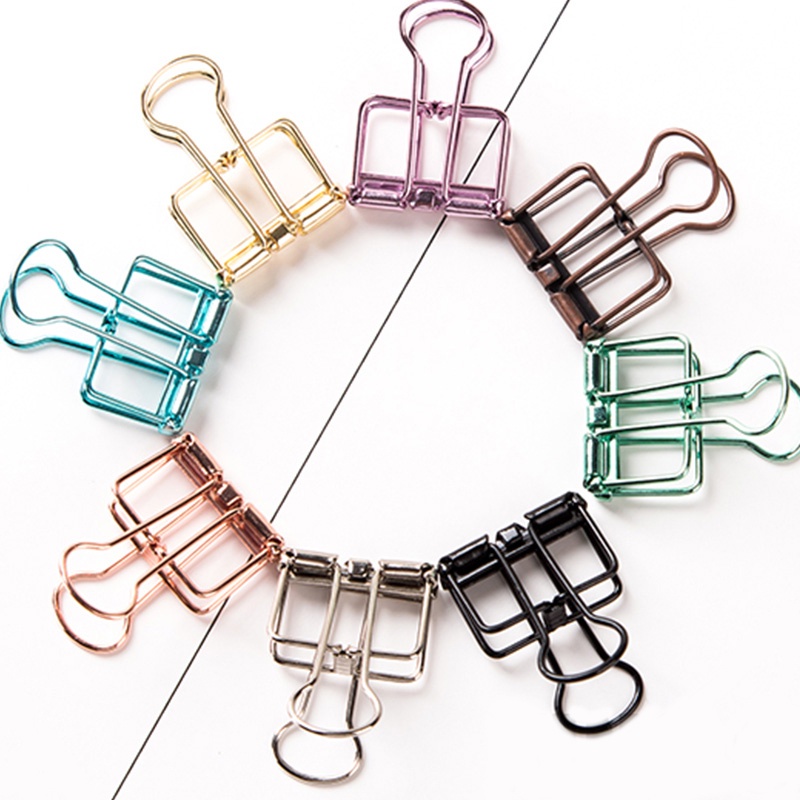 Kẹp Đuôi Bồ Câu Bằng Kim Loại Nhiều Màu Sắc Sáng Tạo