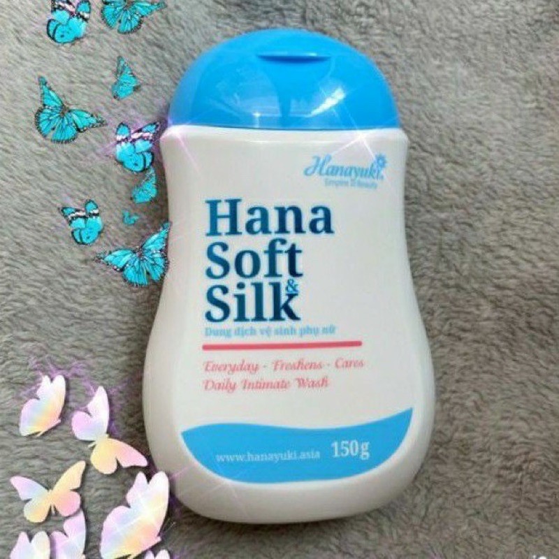 [CHÍNH HÃNG 💯%] DUNG DỊCH VỆ SINH PHỤ NỮ HANA SOFT SILK HANAYUKI 150ML