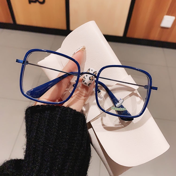 Kính mát gọng hồng chống ánh sáng xanh cho nam và nữ