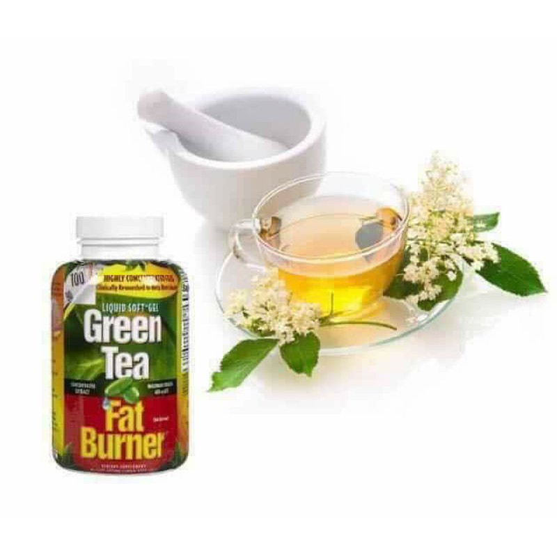 Dùng thử 5 ngày- 20 viên giảm cân Green Tea Fat Burner Mỹ