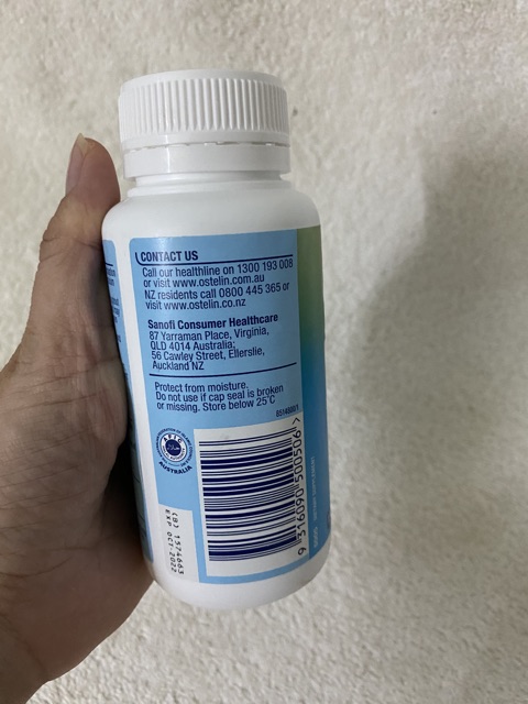 [HÀNG ÚC] Viên uống Ostelin Canxi Vitamin D3 130 viên.