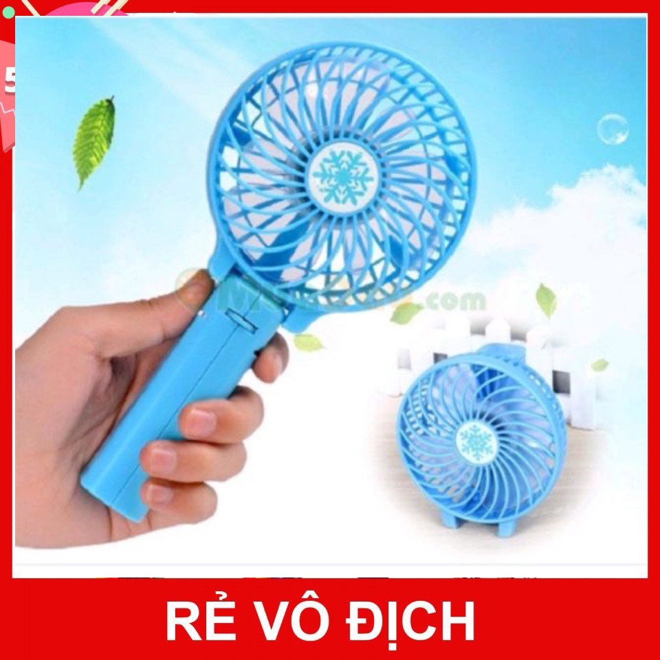 [Quạt Gấp gọn] Quạt mini cầm tay tiện dụng handy fan 3 tốc độ gió cao cấp N10 Pin siêu bền