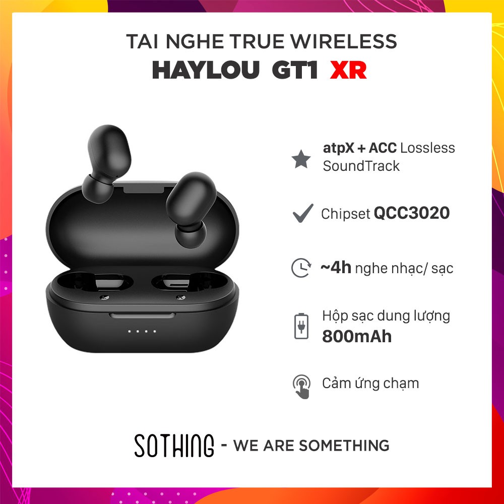 Tai Nghe True Wireless Haylou GT1 XR ( Phiên Bản Nâng Cấp Haylou GT1 PRO) thumbnail