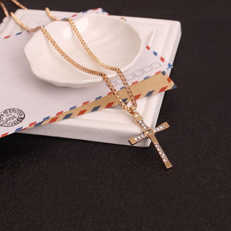 Dây Chuyền Inox Mạ Vàng / Bạc Phối Mặt Thánh Giá