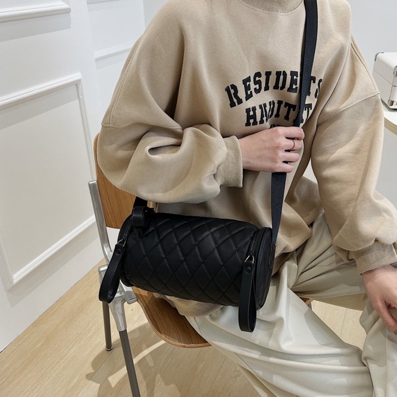 Túi đeo vai IELGY họa tiết hình thoi thời trang cho nữ