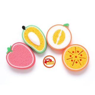 Miếng rửa chén bát hình trái cây bằng bọt biển (RBTC04)