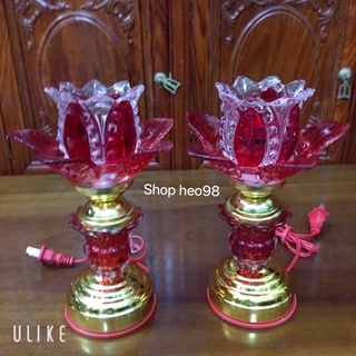 Đèn Thờ Thuỷ Tinh Pha Lê Cao Cấp ( 2 chiếc )