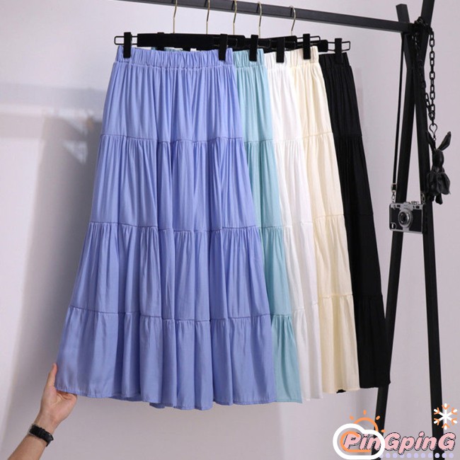 Chân Váy Dài Xếp Ly Thời Trang Nữ Tính