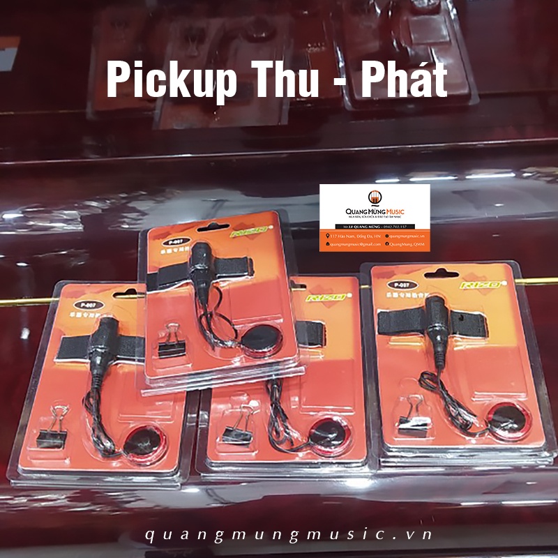 [Rẻ Nhất Shopee] Bộ Tăng Âm - Pickup Dán RiZO P-007 - Thu phát khuếch đại âm thanh đàn tranh, Bầu, Nguyệt, Nhị, Tỳ Bà