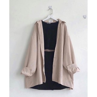 Áo Sơ Mi Nhung Trơn unisex