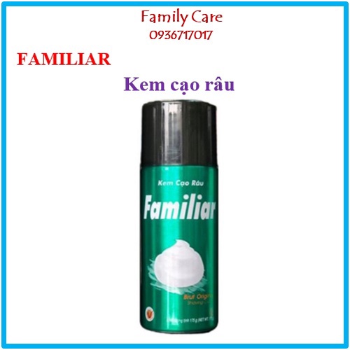 Kem Cạo Râu Familiar 300g Nguyên Liệu Làm Slime