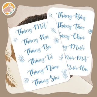 Nhãn dán sticker ngày tháng năm
