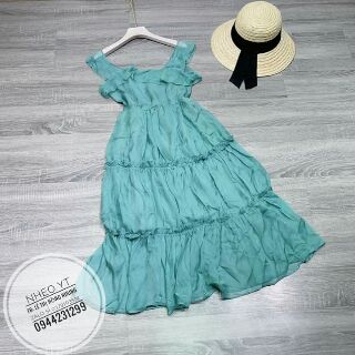 Maxi tơ lụa