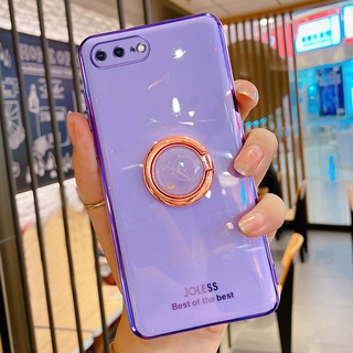 Ốp điện thoại silicon gel mềm chống sốc có nhẫn đỡ thích hợp cho iphone 7 7plus 8 8plus