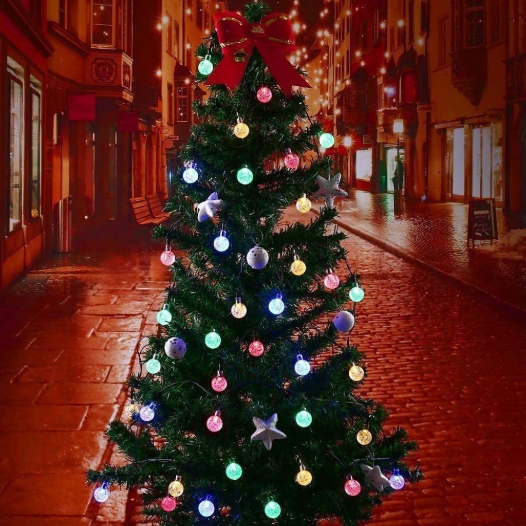 Đèn Dây Led Trang Trí CHERRY Bọt Nước SHOPVINSEN, Trang Trí Cây Quất, Đào, Mai Ngày Tết - Đèn Bi Tròn