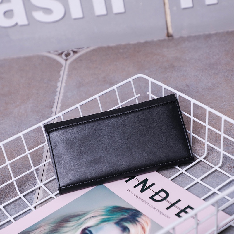 Ví dài IELGY đựng thẻ có khóa phong cách Âu Mỹ thời trang thanh lịch