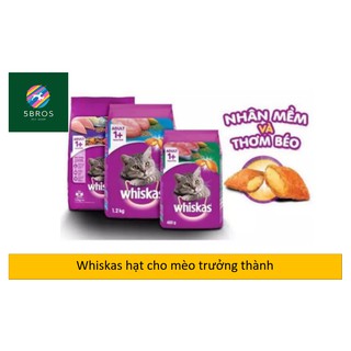 [Quận 5] - [400g] Combo 1/Combo 3 (gói 400g) - Whiskas thức ăn hạt cho mèo trưởng thành gói nhỏ 400g