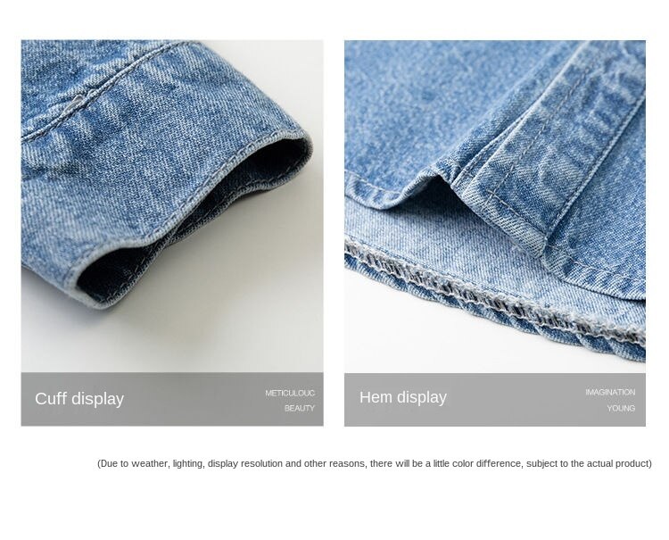 Áo Khoác Jean Phong Cách Hàn Quốc Năng Động Dành Cho Bé Trai