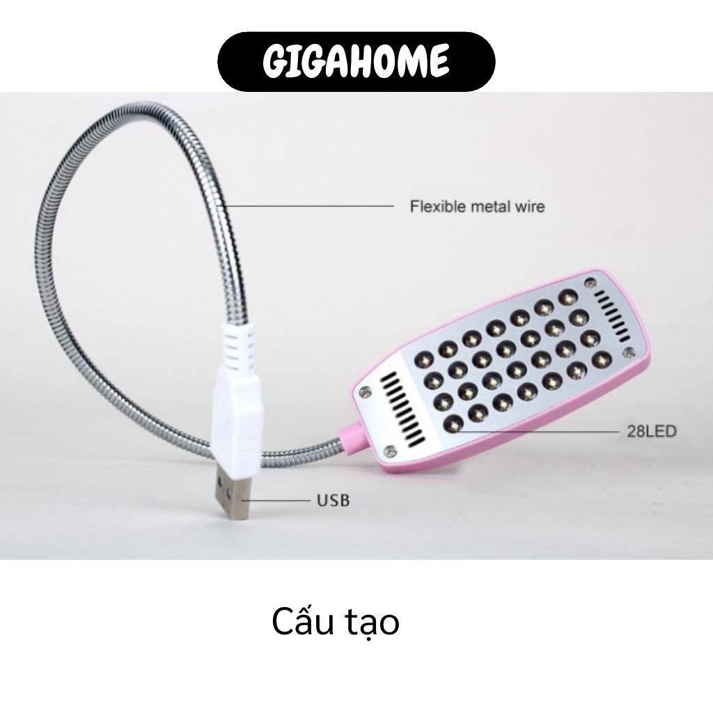 Đèn led USB GIGAHOME Đèn Led chiếu sáng Laptop 28 Bóng cung cấp ánh sáng cho bạn làm việc và học tập 2929