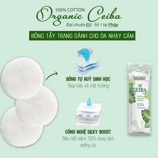 Bông tẩy trang Organic Ceiba
