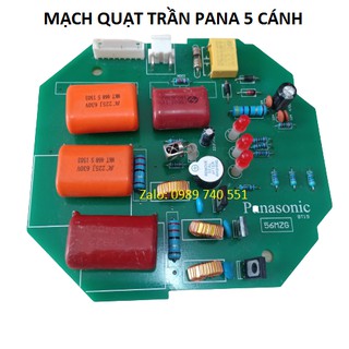 Mạch quạt nhận điều khiển từ xa quạt trần Pana 5 cánh