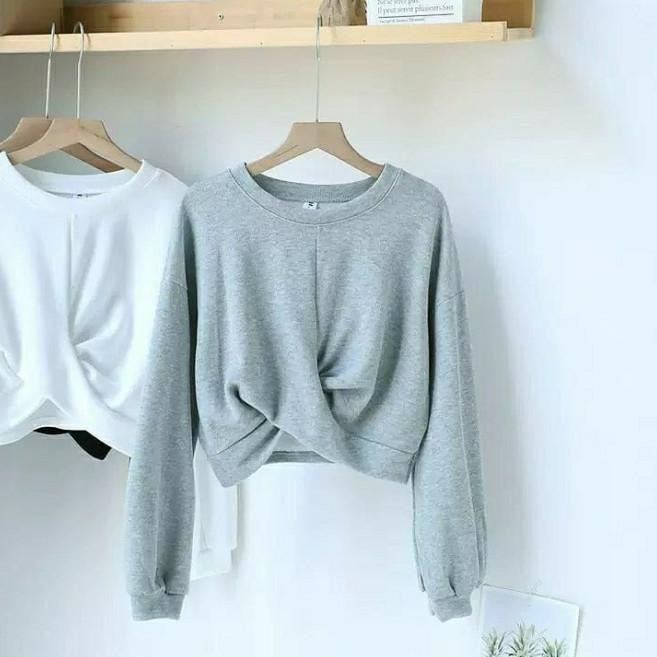 Áo Sweater Croptop Kyoko 54 Chất Lượng Cao