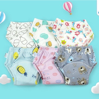 Combo 12 Quần Bỏ Bỉm Goodmama Lót Xơ Tre 6 Lớp Giặt Được Hàng VN Xuất Khẩu