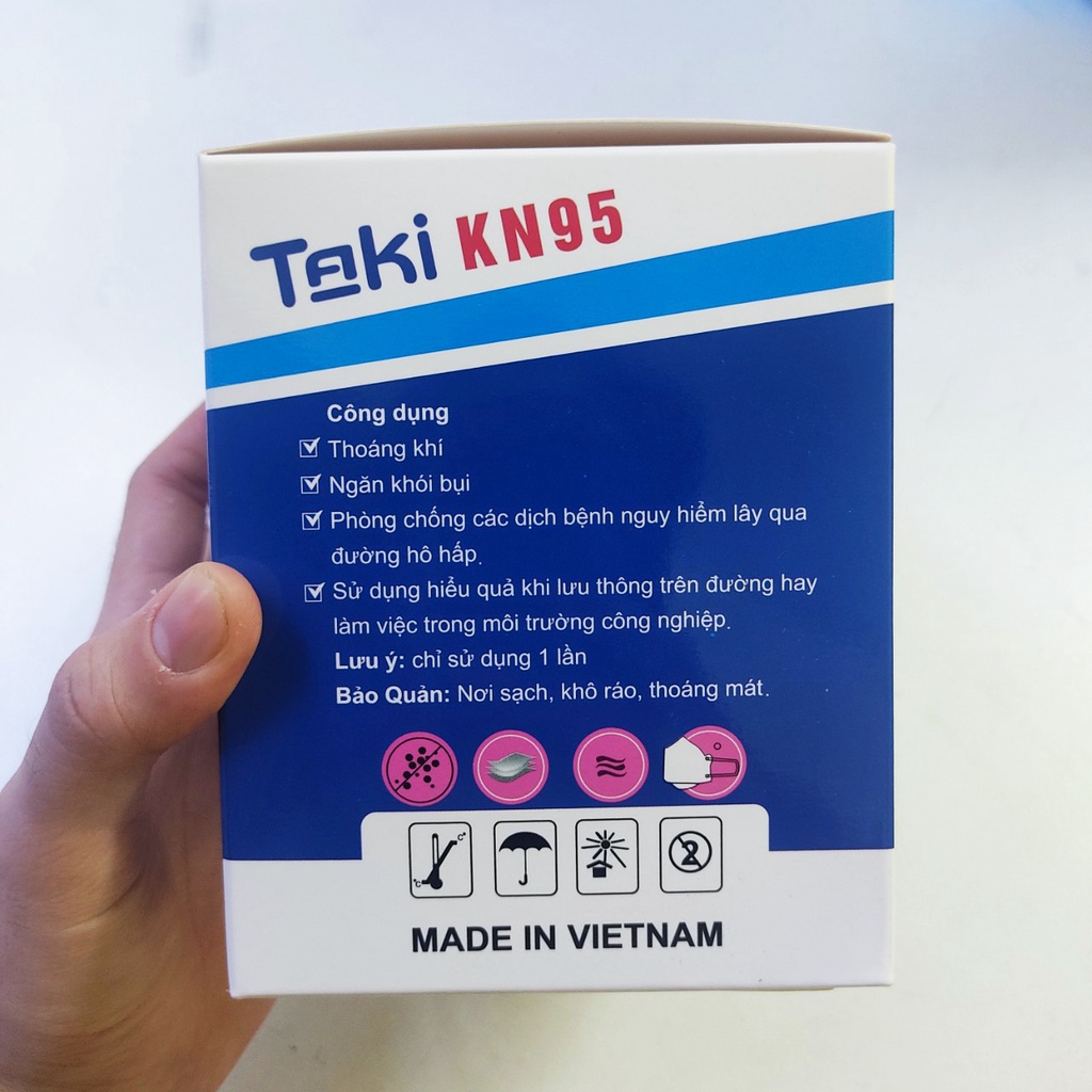 Khẩu trang kn95 có van thở chính hãng 5 lớp kháng khuẩn, chống bụi siêu mịn PM2.5, đạt chuẩn iso theo công nghệ Nhật Bản