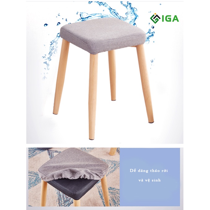 Ghế Bàn Trang Điểm sang trọng cho phòng ngủ, spa IGA Đa Năng - GC03