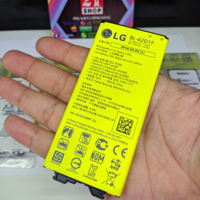 PIN LG G5 CHÍNH HÃNG.ĐÚNG CHẤT LƯỢNG (BAO SỤP NGUỒN TRỌN ĐỜI-BAO CHECK LGVN)