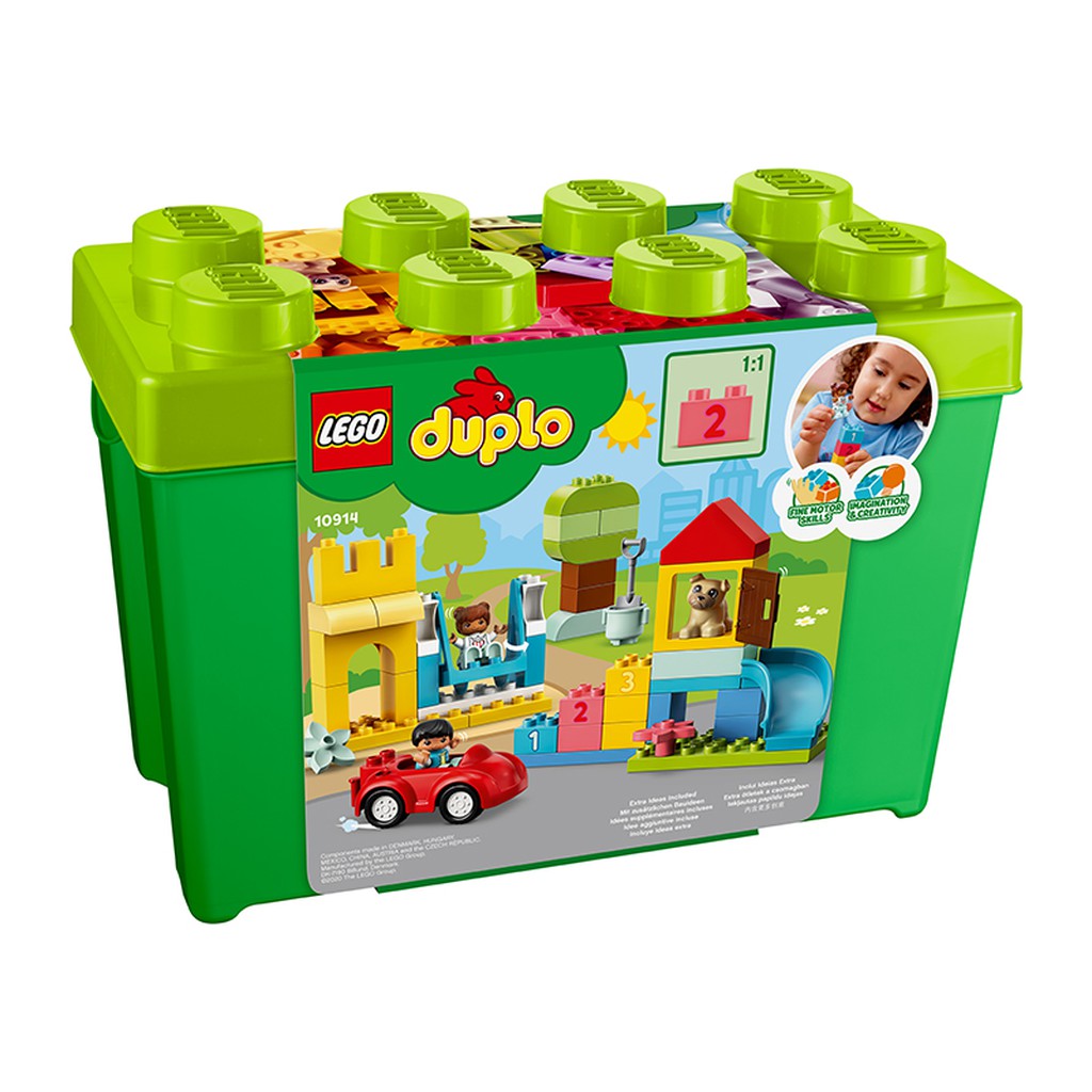 LEGO DUPLO 10914 Thùng Gạch Duplo Sáng Tạo ( 85 Chi tiết) Đồ chơi lắp ráp giáo dục mầm non