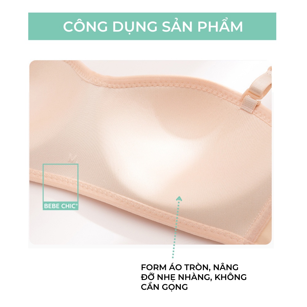 Áo lót nữ đúc su không gọng nâng ngực - Đệm Mỏng Tặng Kèm Dây - MEGAMART