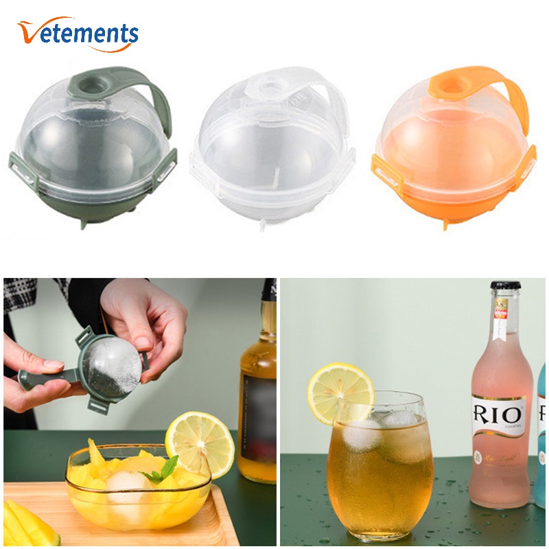 Khuôn Làm Nước Đá Tròn Sáng Tạo DIY Đa Ứng Dụng