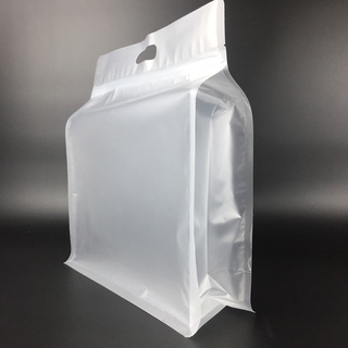 10pcs Túi Zip Trong Suốt 8 Mặt Đựng Đồ Đa Năng Tiện Dụng