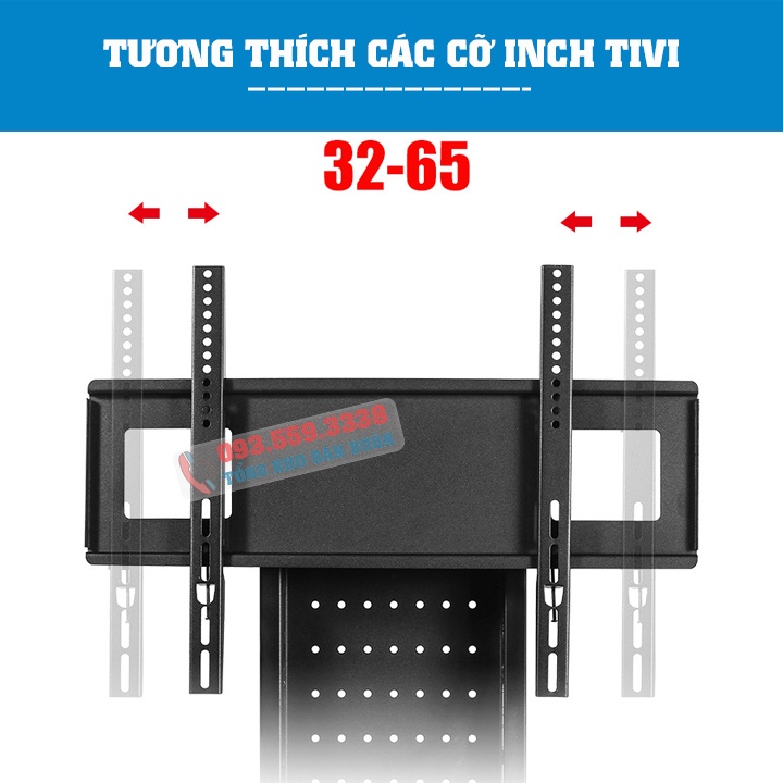 Kệ Giá Treo Tivi Di Động HB75 32 - 65 Inch - Giá Treo Tivi Hội Nghị Có Bánh Xe Di Dộng - [ Ưu Việt Hơn NB AVA1500 ]