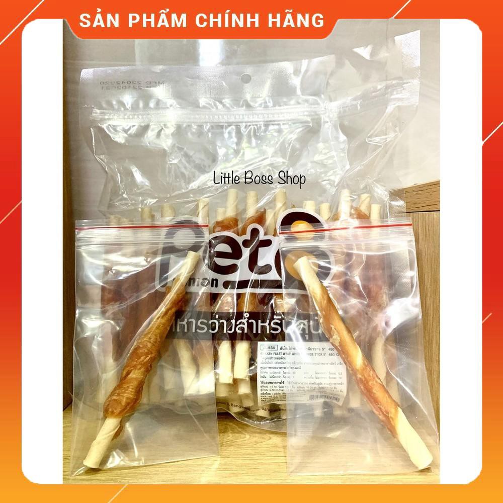 Xương que sữa quấn thịt gà (12cm ) Made Thái Lan📍 📍 📍