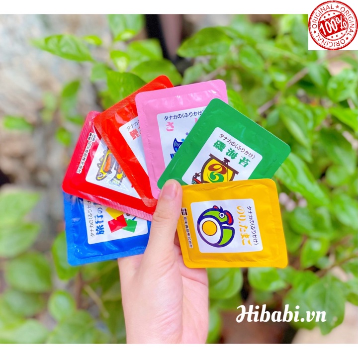 TÁCH LẺ rắc cơm Tanaka Furikake Nhật