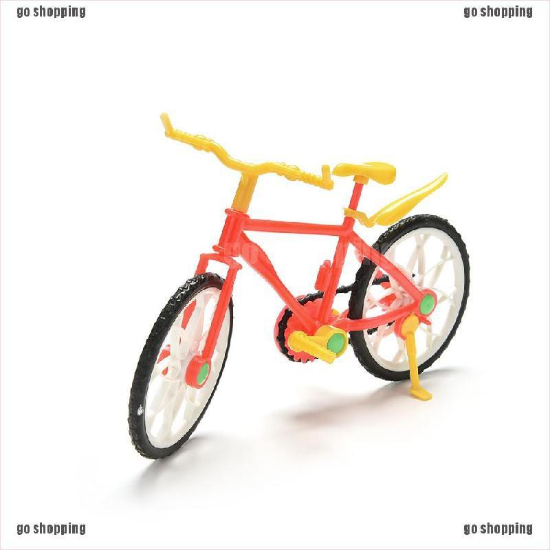 {go shopping}1 Pcs Creative Red Yellow Mountain Bike for Barbies Dolls