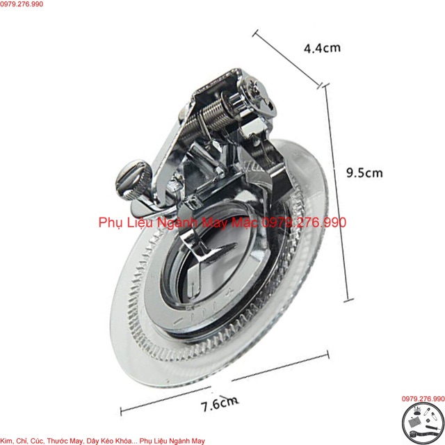 Chân vịt thêu hoa tròn- máy may gia đình đa chức năng