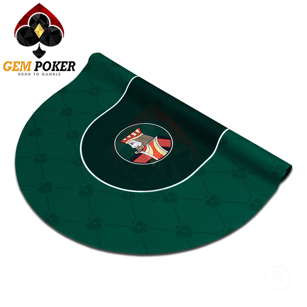 ⚜️ THẢM CAO SU POKER OVAL - GEM KING® CAO CẤP ⚜️