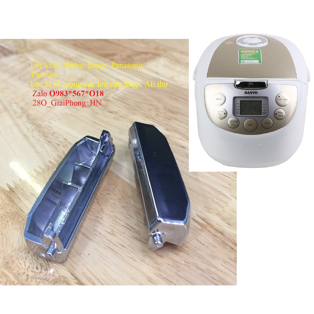 Lẫy khóa nồi cơm điện Sanyo EJC-M200 - Phụ kiện, linh kiện nồi cơm điện